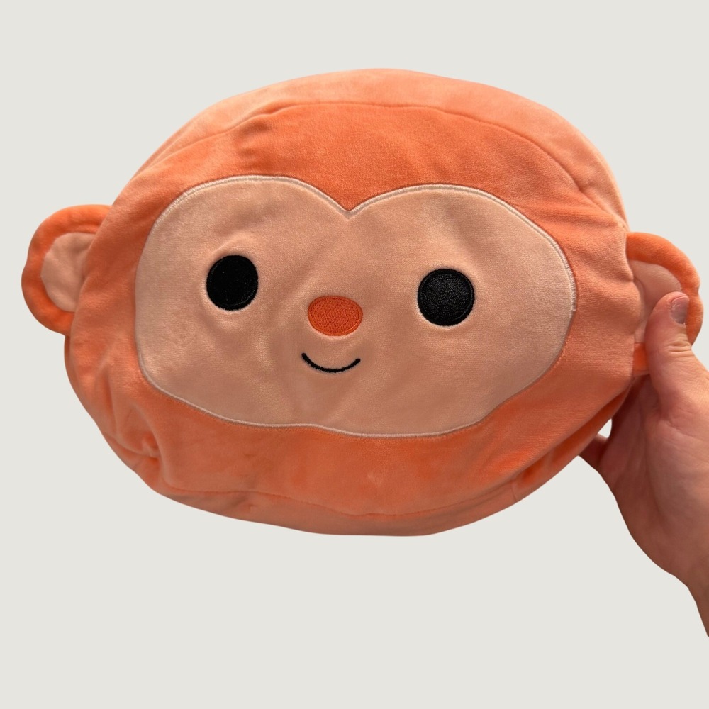 Squishmallows Stackables Elton Monkey Plush 12 Inch Orange Stuffed Animal Toy